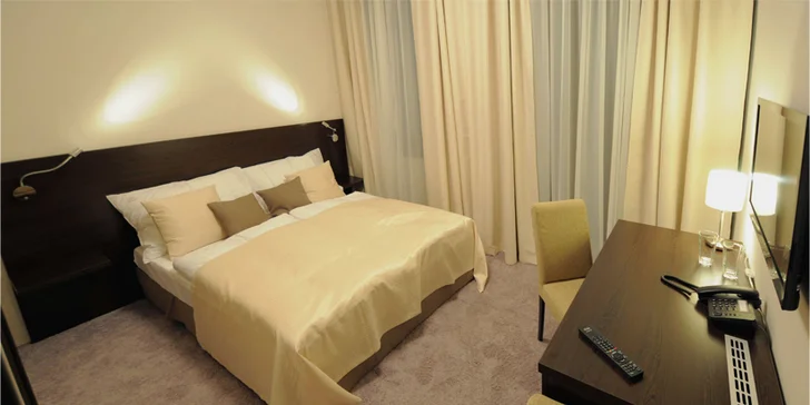 Luxusní pobyt v designovém 4* hotelu v centru Brna se snídaní i polopenzí