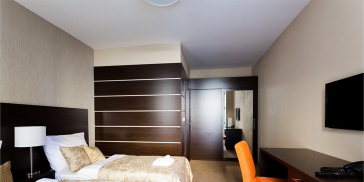 Luxusní pobyt v designovém 4* hotelu v centru Brna se snídaní i polopenzí