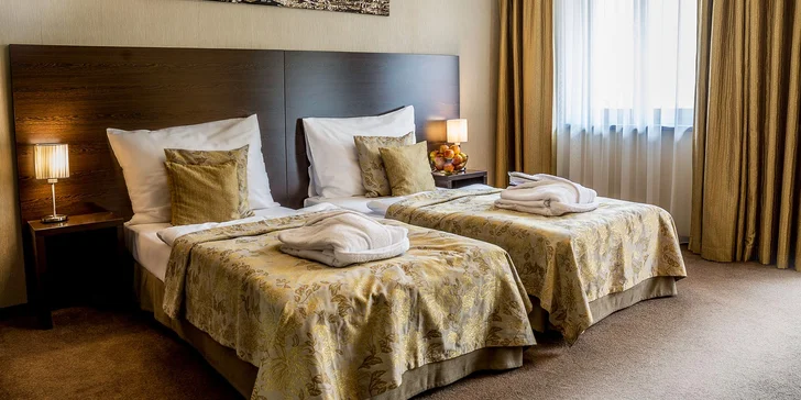 Luxusní pobyt v designovém 4* hotelu v centru Brna se snídaní i polopenzí