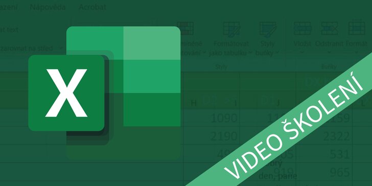 Staňte se profíkem v Excelu: balíček 3 nebo 5 videokurzů s ročním přístupem