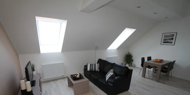 Pobyt se snídaní v moderních apartmánech v centru Hradce Králové