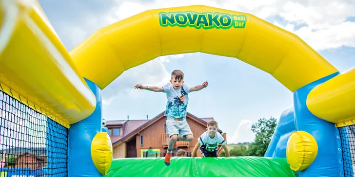 Celý den v dětském parku na Božím Daru a jízdy na káře nebo koloběžce