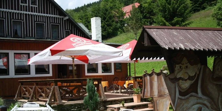 Dovolená v Krkonoších: ubytování s polopenzí jen kousek od lanovky na Sněžku