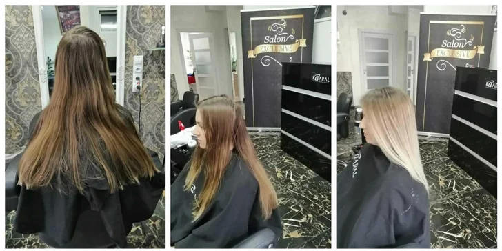Dámský střih včetně stylingu s možností melíru