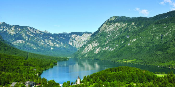 Slovinsko na kolech: výlet k Bohinjskému jezeru, soutěsce Vintgar až k pramenu řeky Soči