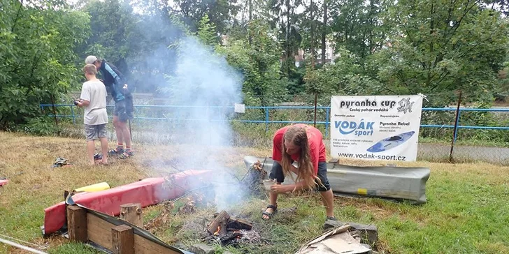 Hurá na vodu: plavba Brnem na kánoi nebo raftu s instruktorem
