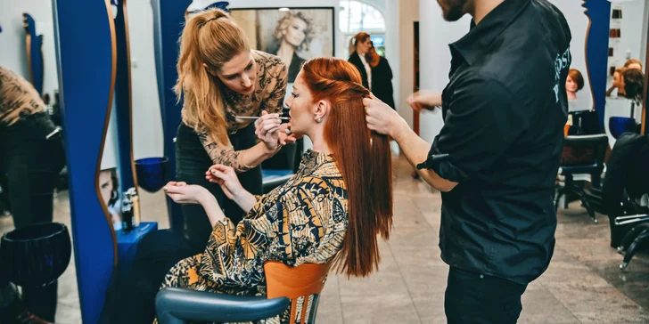 Franck Provost: střih, foukaná i barva od master stylisty z Londýna a Paříže