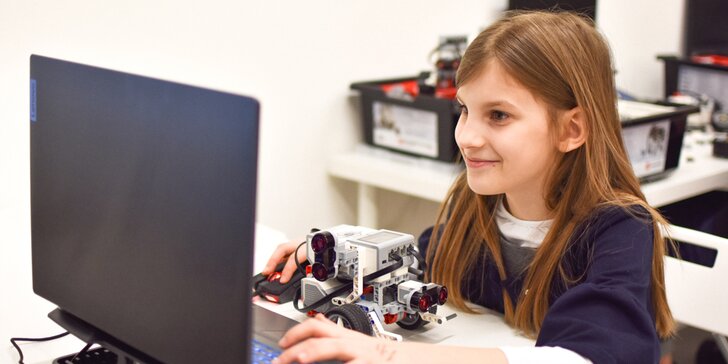 Zkušební hodina nebo měsíční kurz robotiky pro děti od 5 do 13 let