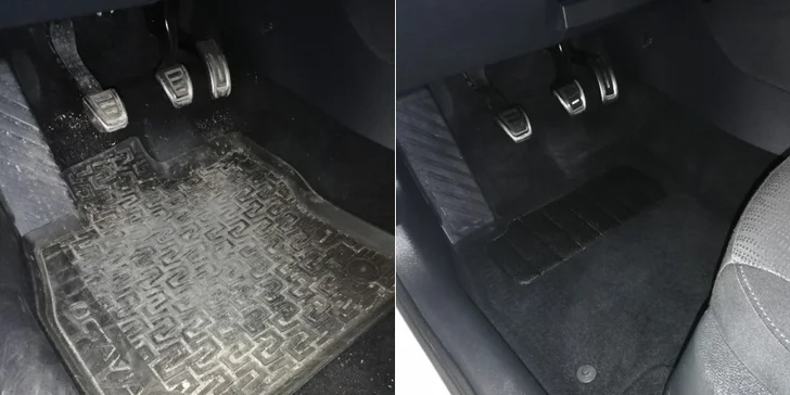 Důkladné čištění interiéru vozidel i vč. parního čištění sedadel a dezinfekce