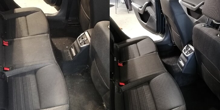 Důkladné čištění interiéru vozidel i vč. parního čištění sedadel a dezinfekce