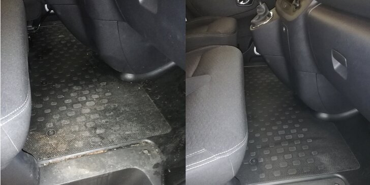 Důkladné čištění interiéru vozidel i vč. tepování sedadel a dezinfekce