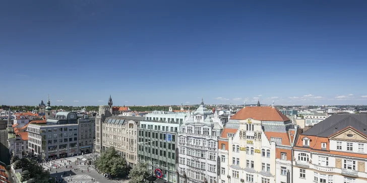 Pobyt v designovém Pytloun Boutique Hotelu Prague na Václavském náměstí se snídaní a tapas