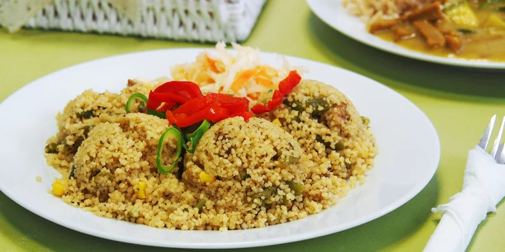 Voucher v hodnotě 100 Kč na výběr z denního menu ve vegetariánské jídelně