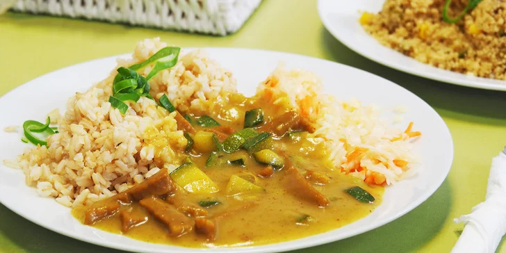 Voucher v hodnotě 100 Kč na výběr z denního menu ve vegetariánské jídelně