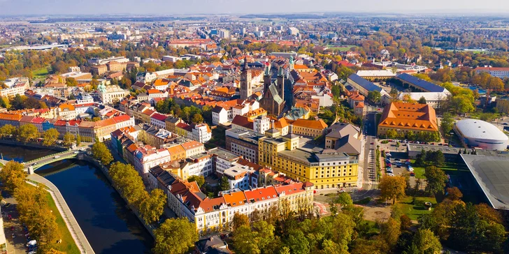 Pobyt se snídaní v moderních apartmánech v centru Hradce Králové