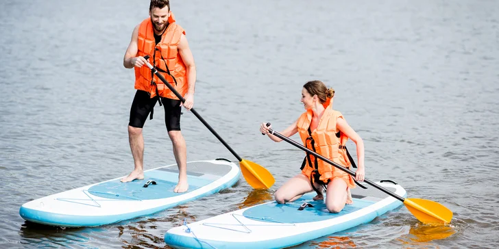 Hurá na vodu: půjčení paddleboardu na den, víkend i týden, výběr z 10 značek