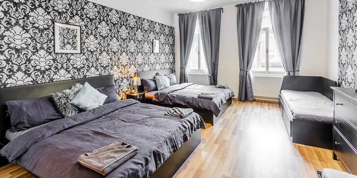 Dovolená v Praze: vybavené apartmány až pro 7 osob a snídaně nebo polopenze