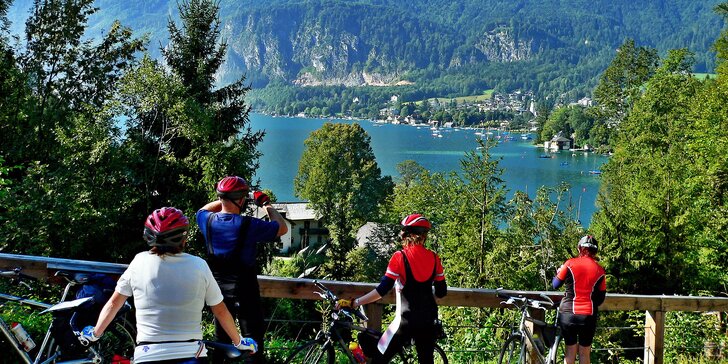 Nenáročný cyklovýlet kolem jezera Wolfgangsee vč. dopravy autobusem tam i zpět