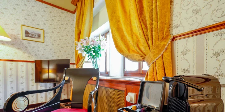 Romantický pobyt v hotelu Chateau St. Havel****: zámecké snídaně, 3chodové večeře i golf či wellness