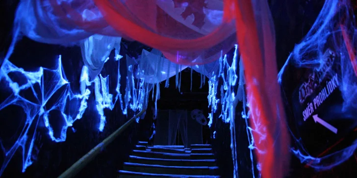Vstup do strašidelného zámku Draxmoor s fantastickou expozicí a 3D kinem