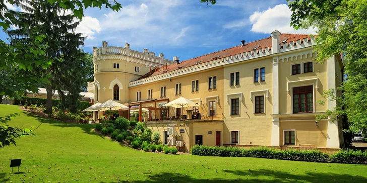 Romantický pobyt v hotelu Chateau St. Havel****: zámecké snídaně, 4chodová večeře, wellness i šampaňské