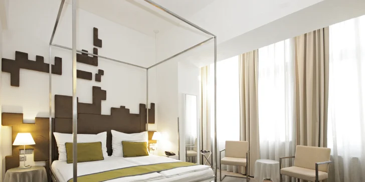 Pobyt v moderním hotelu v Praze vč. snídaně, 20 minut od Václavského nám.