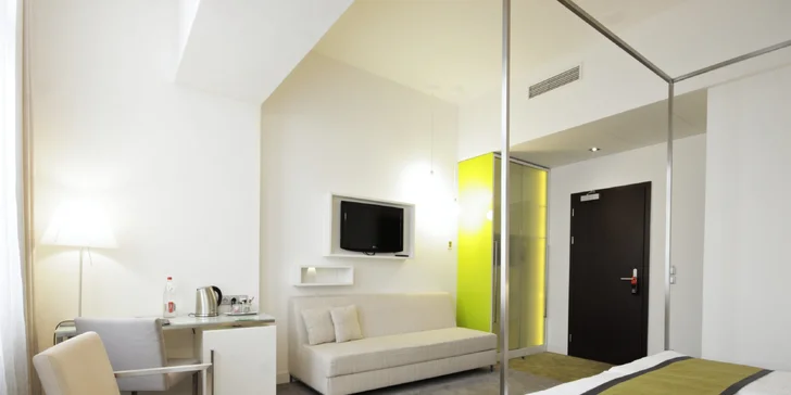 Pobyt v moderním hotelu v Praze vč. snídaně, 20 minut od Václavského nám.