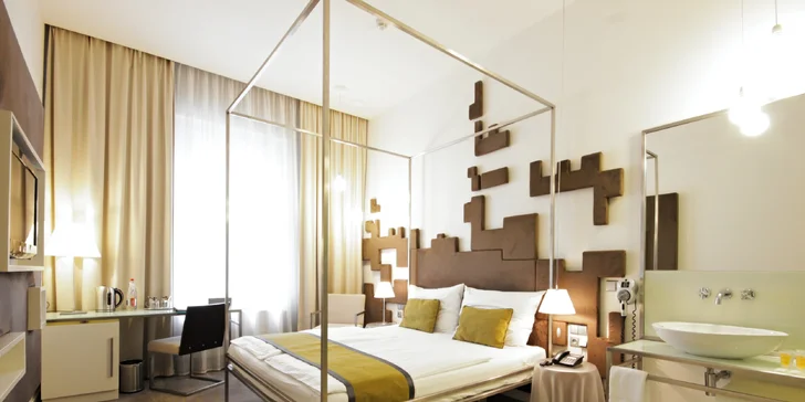 Pobyt v moderním hotelu v Praze vč. snídaně, 20 minut od Václavského nám.