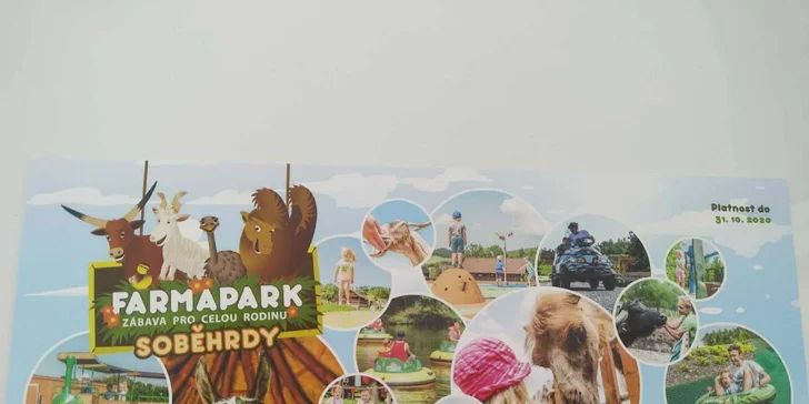 Rodinné vstupenky do Farmaparku: obrovský areál plný zvířátek a zábavy