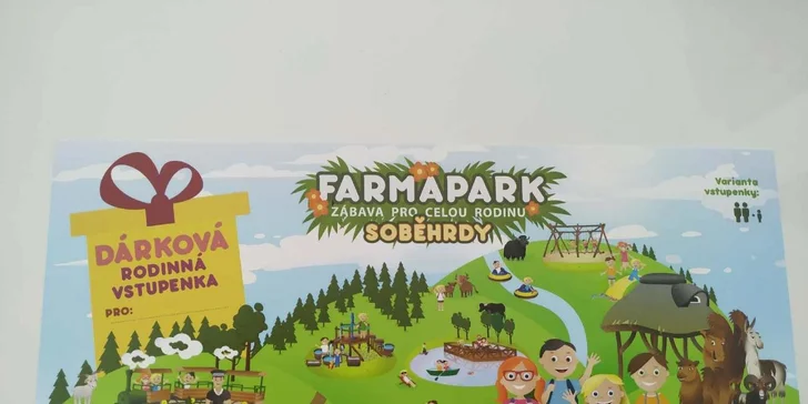 Rodinné vstupenky do Farmaparku: obrovský areál plný zvířátek a zábavy