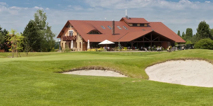 Romantika v golfovém resortu u Pardubic s privátní vířivkou