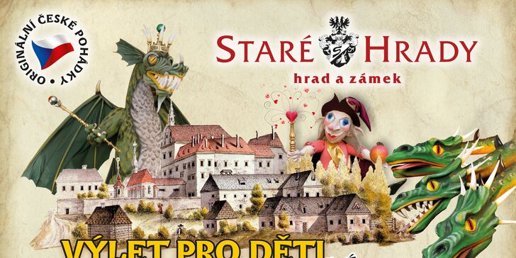 Hrad a zámek Staré Hrady: vstupenka do Čarodějné Bestyjoly a upomínkový balíček