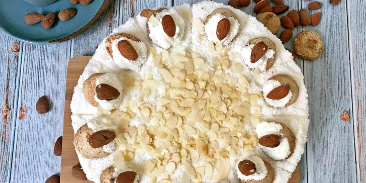 Vouchery do cukrárny na Andělu v hodnotě 300–800 Kč: dorty, quiche i káva