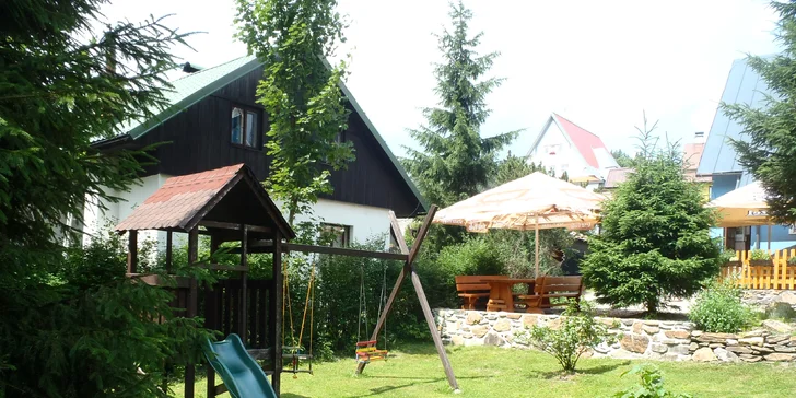 Dovolená plná her a výletů v rodinném penzionu na úpatí Krkonoš