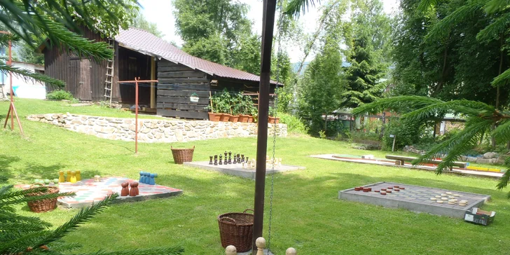 Dovolená plná her a výletů v rodinném penzionu na úpatí Krkonoš