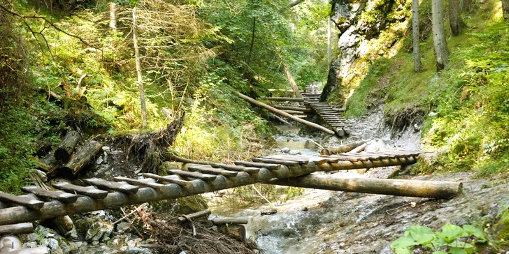 Výlet na Slovensko: Národní park Slovenský ráj, Dobšinská ledová jeskyně a 3chodové menu v kolibě