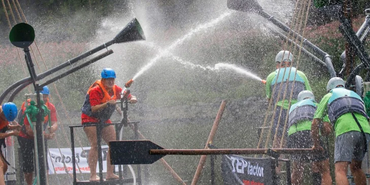 Den plný adrenalinu: zábavná vodní bitva od tvůrců TEPfactoru pro partu nebo jednotlivce