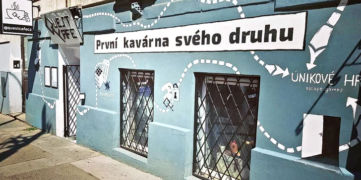 Až 90 minut pohody i napětí: návštěva kavárny s únikovou hrou pro 2 hráče