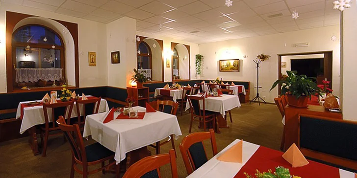 3chodové menu s 300g steakem z vepřové krkovice pro 1 i 2 osoby