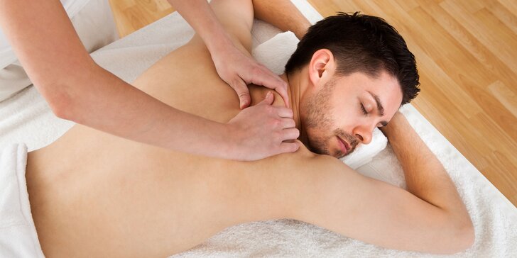 I muži potřebují relax: 70minutový balíček s masáží dle výběru pro muže