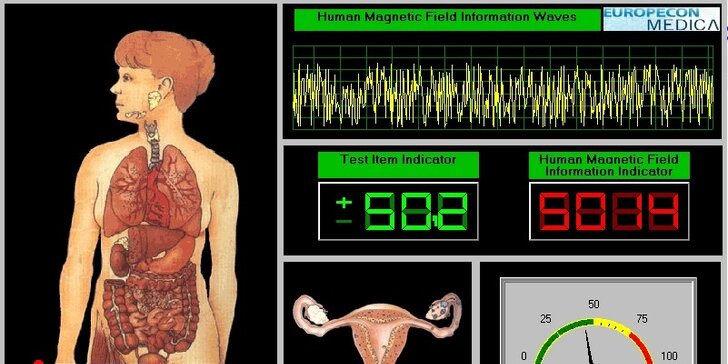 Kompletní neinvazivní analýza těla pomocí Kondičního orgánového skeneru
