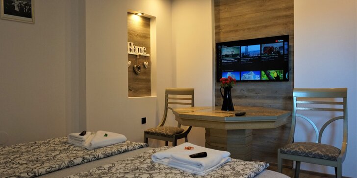 Relaxačnní pobyt v moderním apartmánu s vířivkou pro páry i rodiny