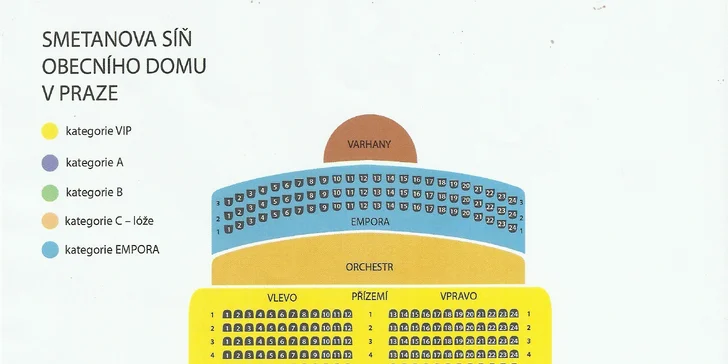 Vstupenka na koncert: Návrat hudebních mistrů do Smetanovy síně