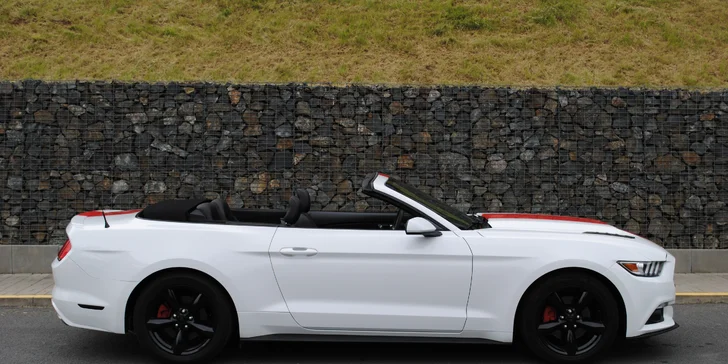 Ford Mustang 3.7 V6 Cabrio na 30 minut nebo 6, 12 či 24 hodin