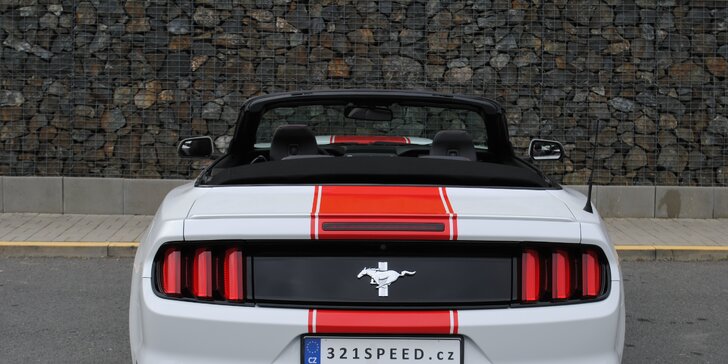 Ford Mustang 3.7 V6 Cabrio na 30 minut nebo 6, 12 či 24 hodin