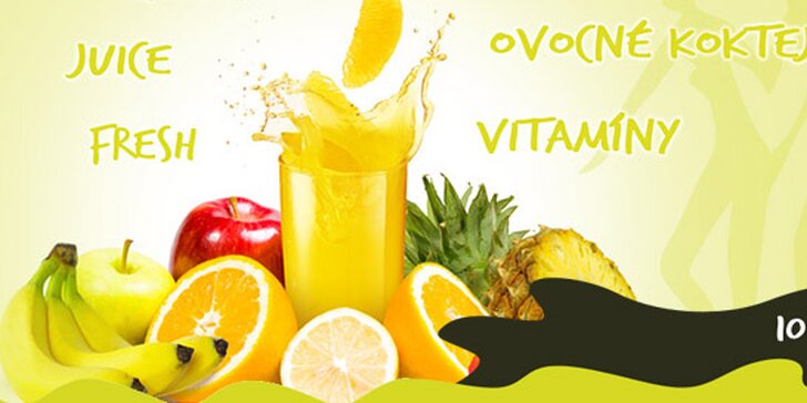 Pořádná dávka přírodních vitamínů: Dárková karta do NUDE Fresh & Juicy