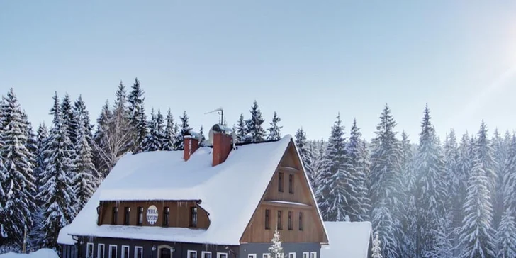 3-8denní relax v Jizerských horách: Bohatá plná penze, sauna i skipas