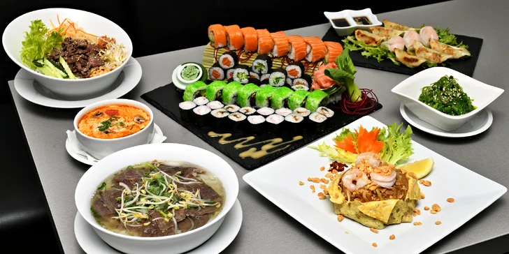 Otevřený voucher v hodnotě 250 nebo 500 Kč do asijské restaurace Enjoy Asian Cuisine v Karlíně