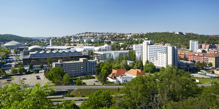 Užijte si pohodové dny v Brně: pobyt se snídaní v hotelu Voroněž 2***