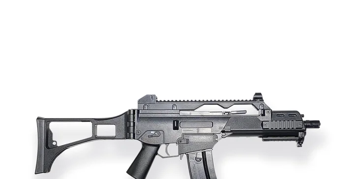1–2 hodiny na laserové střelnici pro neomezený počet pistolníků: výběr ze 16 zbraní a 9 různých her